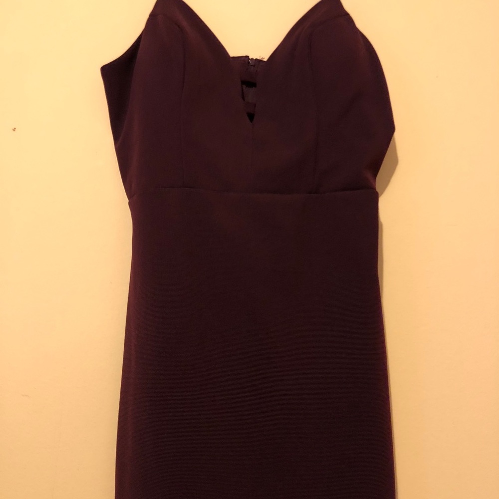 Burgundy dress